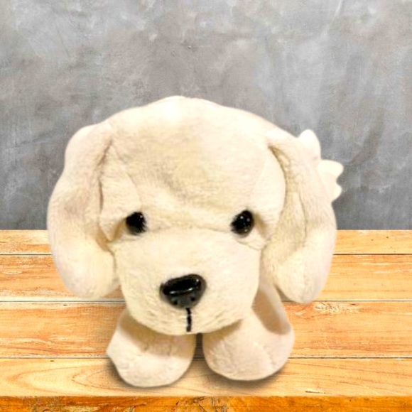 Barbie Barking Golden Retriever Lab Puppy Dog 12" Light up Nose Plush Stuffed - Picture 1 of 5